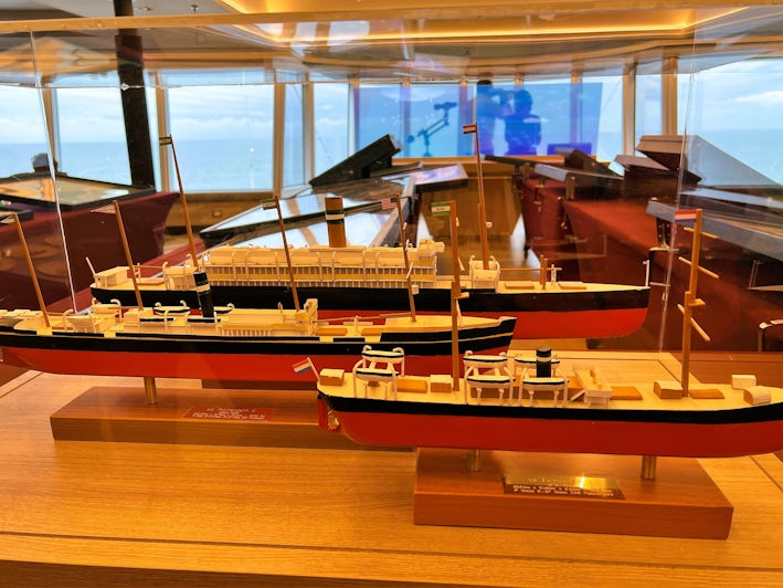 Ship models made by Rotterdam's Captain (Photo: Harriet Baskas)