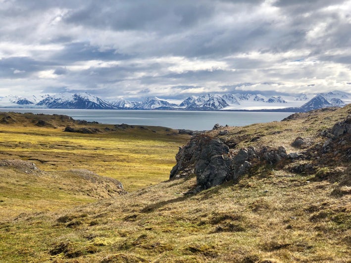 Spectacular Arctic scenery in Svalbard. This particular section of the archipelago is only open to cruise ships carrying less than 200 passengers (Photo: Chris Gray Faust)