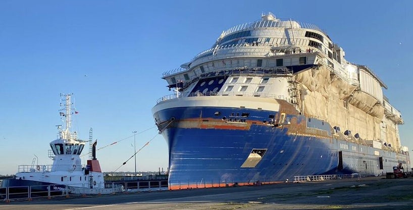 Celebrity Ascent Completes Float Out (Photo/Celebrity Cruises)