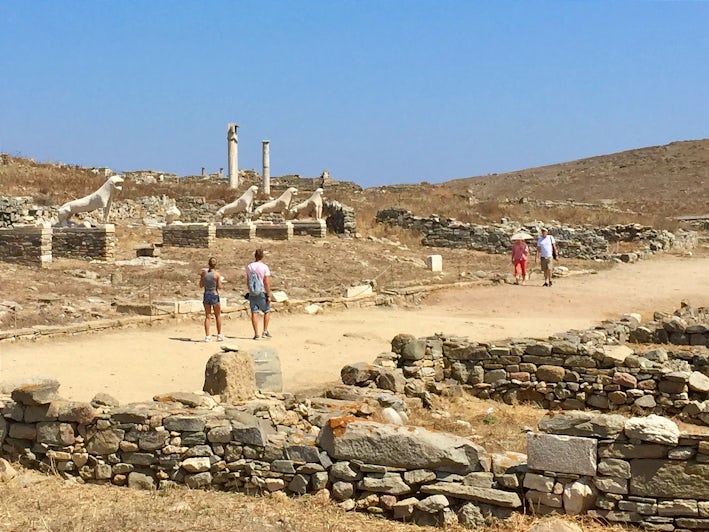 Ruins of Delos on Mykonos, Greece (Photo: Chris Gray Faust)