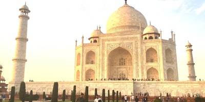 Sunrise visit to the Taj Mahal in Agra, India (Photo: Chris Gray Faust)