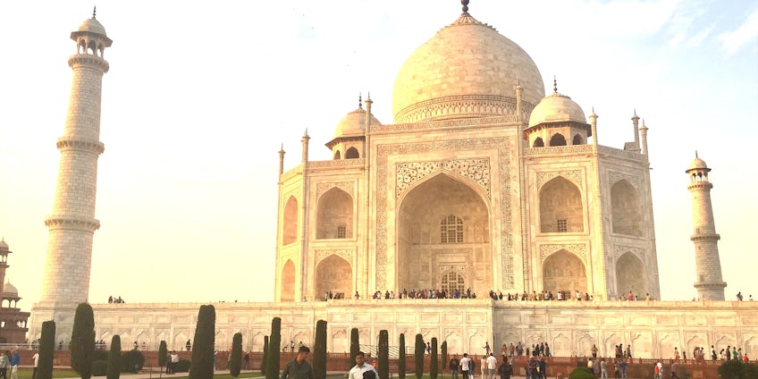 Sunrise visit to the Taj Mahal in Agra, India (Photo: Chris Gray Faust)