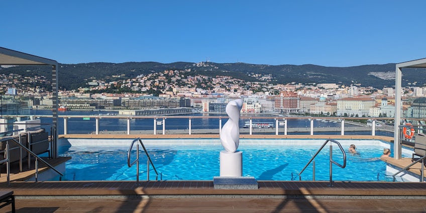 Trieste, Italy, as seen from the the pool deck of Silver Nova. (Photo: Colleen McDaniel)