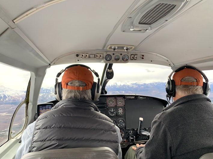 Pilots on a Flightseeing Tour in Denali