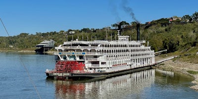 American Queen docked on the Mississippi River (Photo: Gwen Pratesi)