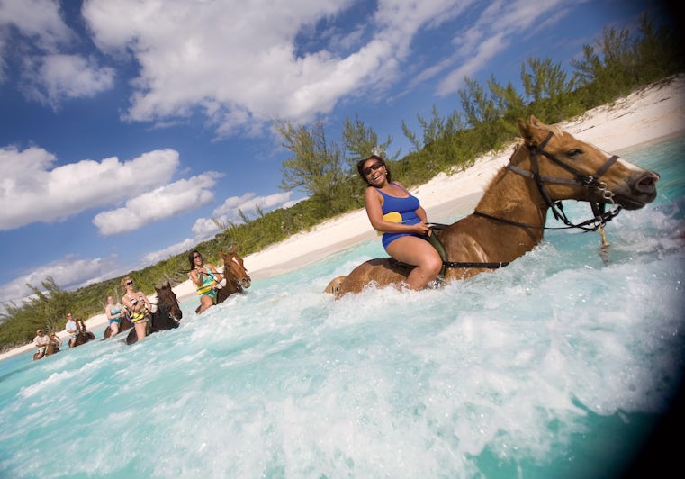 Half Moon Cay Horseback Riding (Photo: Carnival Cruise Line)
