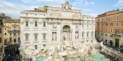 View of Trevi Fountain from nearby hotel (Photo: Kyle Valenta)