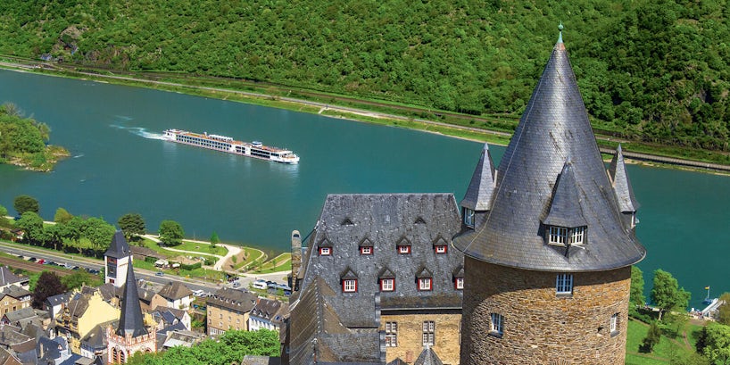 A Viking Longship Sails the Middle Rhine - You'll Never Get Bored On Board (Credit: Viking)
