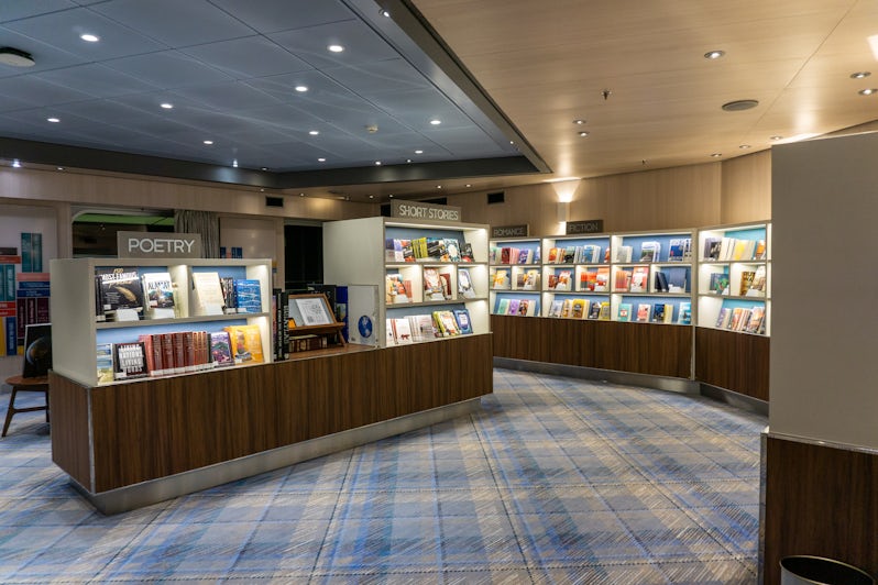 A new library debuted aboard Eurodam in 2023 (Photo: Aaron Saunders)