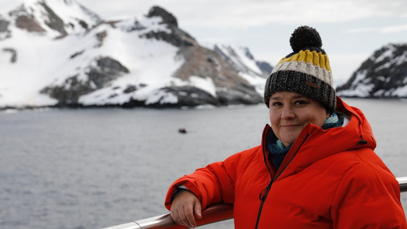 Susan Calman in Antartica