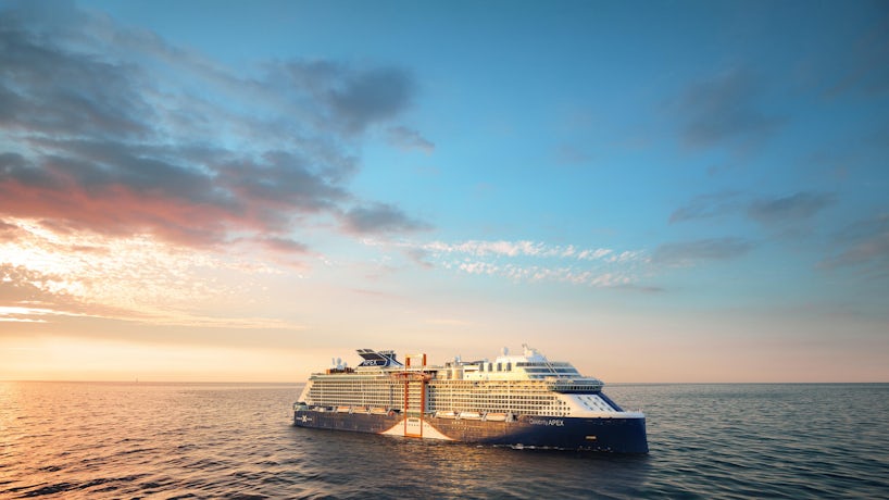 Celebrity Apex at sea (Image: Celebrity Cruises)
