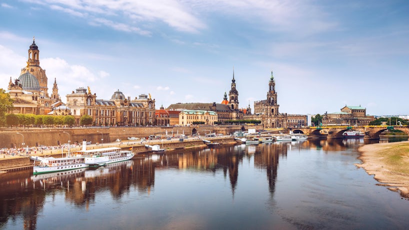 Dresden City Showcasing Elbe River and Augustus Bridge in Germany (Photo: DaLiu/Shutterstock)