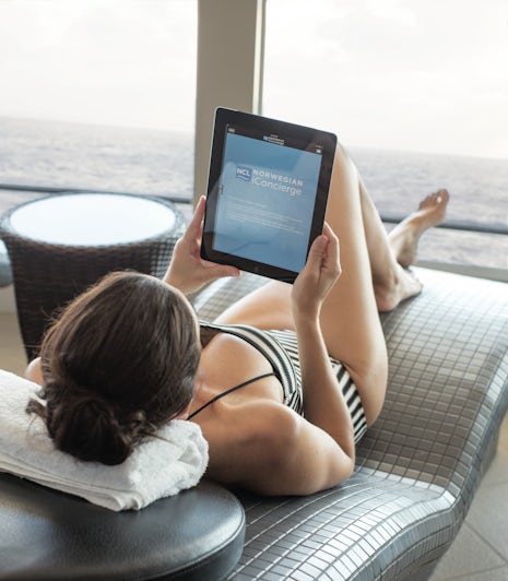 iConcierge app on Norwegian Cruise Line (Photo: Norwegian)