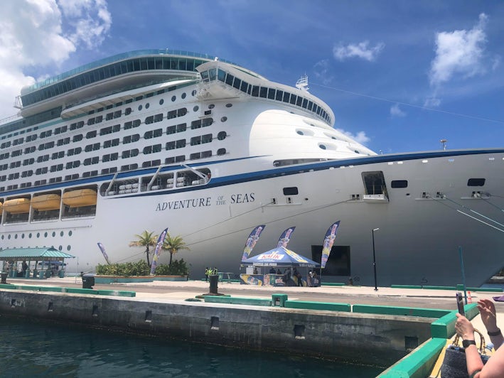 Adventure of the Seas Cruise Ship in Nassau, The Bahamas
