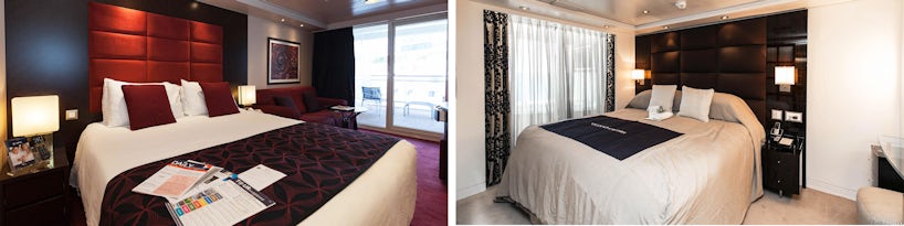 Cruise Balcony vs. Suite: A Cabin Comparison (Photos: Cruise Critic)