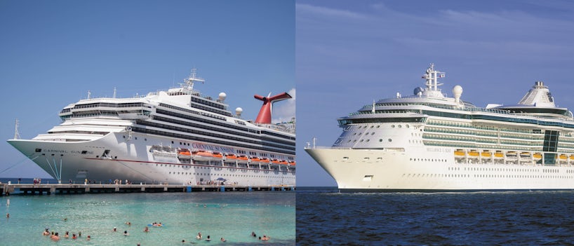 Carnival Cruise Line vs. Royal Caribbean International  (Photo: Carnival Cruise Line/Royal Caribbean International)