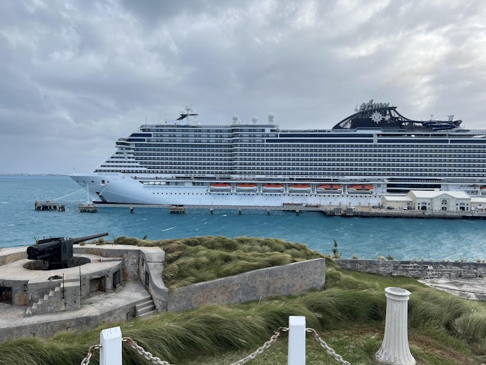 MSC Seascape alongside in Bermuda (Photo: Jorge Oliver)
