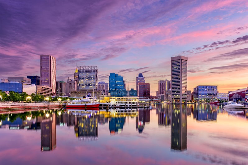 Baltimore, Maryland, USA skyline at the Inner Harbor (Photo: Sean Pavone/Shutterstock)
