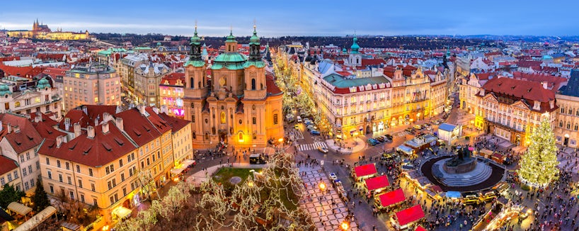 Christmas Market on Old Town Square in Prague, Czech Republic (Photo: Rostislav Glinsky/Shutterstock)