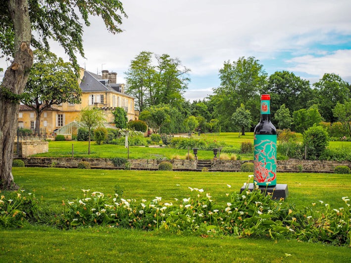 Chateau Kirwan Gardens and Chateau in the Medoc, in Bordeaux France (Photo: Meandering Trail Media/Shutterstock)