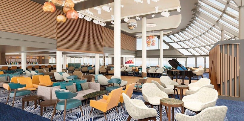 Concept Art of the Britannia Lounge onboard Spirit of Discovery (Photo: Saga Cruises)