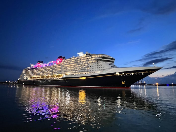 Disney Wish at Port Canaveral on Monday, June 20, 2022 (Photo: Canaveral Port Authority)