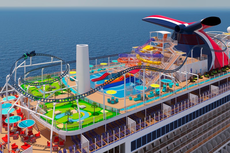 The Roller Coaster on Carnival's Mardi Gras (Photo: Carnival Cruise Line)