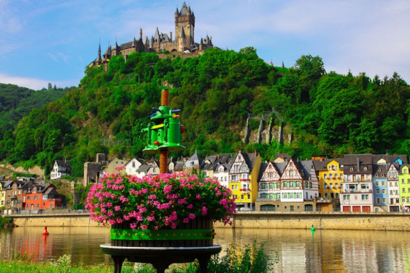 Wine press in Cochem on the Moselle in Germany