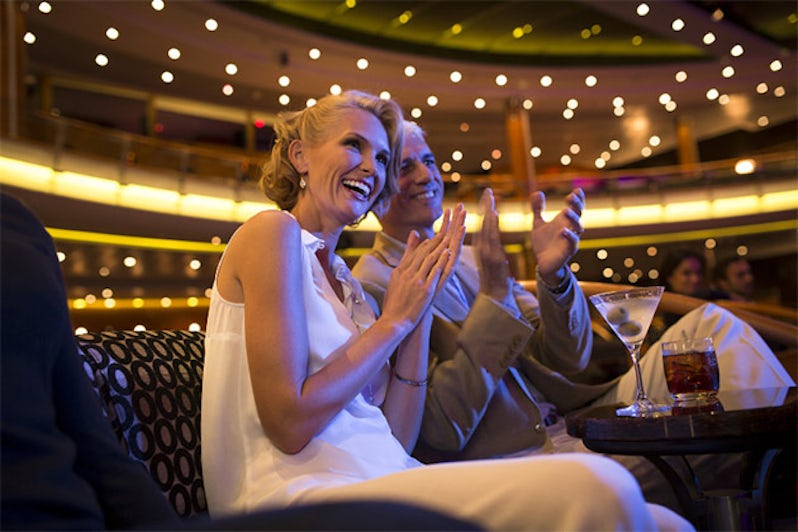 Couple applauding at a show in the Constellation Theater
