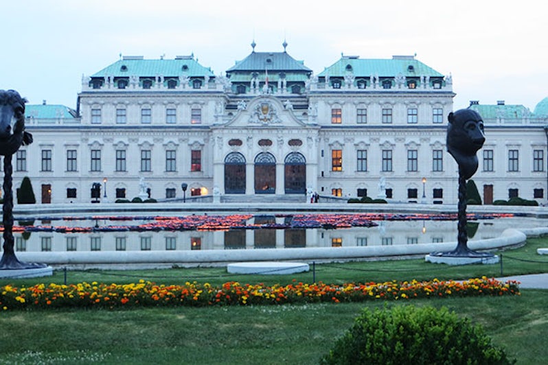 Exterior of the Belvedere Palace