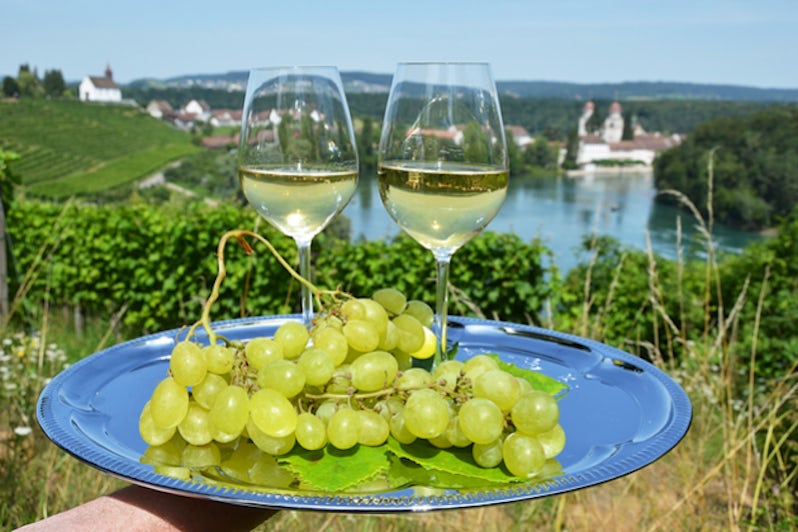 Wine on the Rhine River