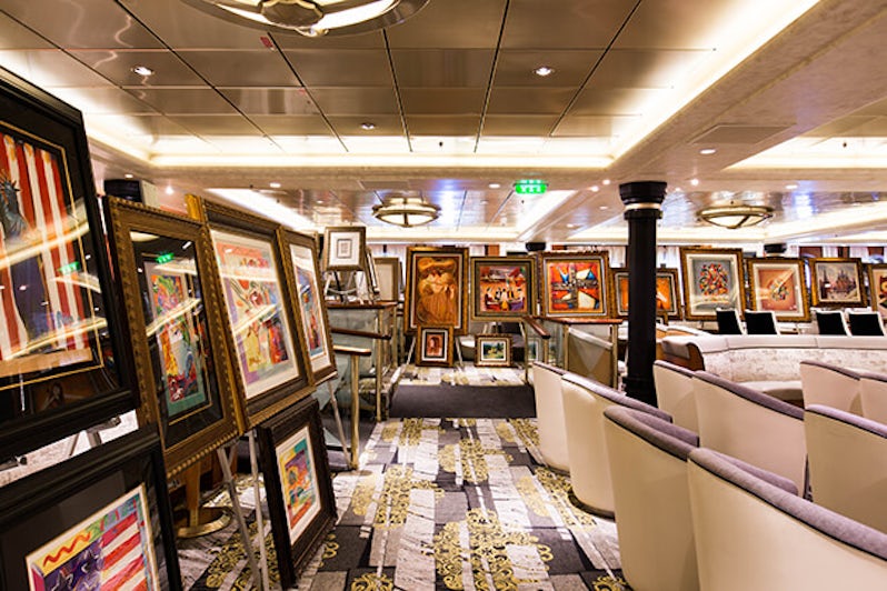 Art gallery on Explorer of the Seas