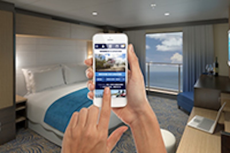 Staying in touch onboard Quantum - photo courtesy of Royal Caribbean