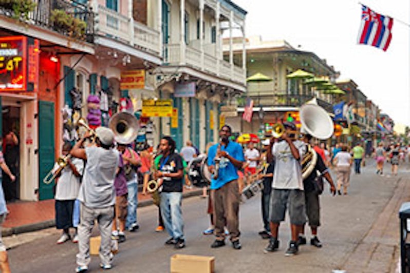 Jazz band on Bourbon Street