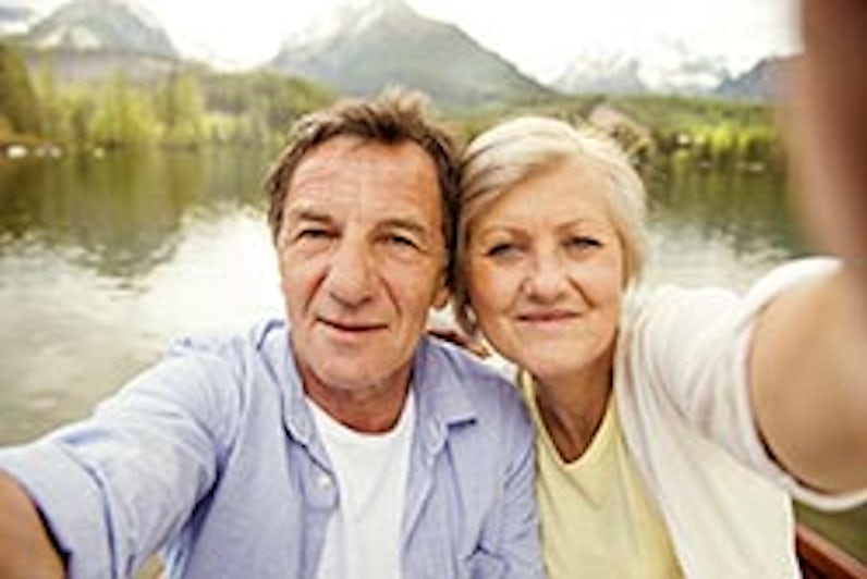 Couple's selfie - photo courtesy of Halfpoint/Shutterstock