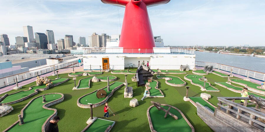 Mini-Golf on Carnival Dream Mini-Golf on Carnival Dream