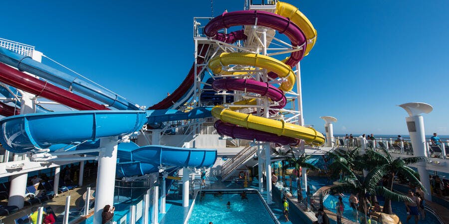The Aqua Park on Norwegian Breakaway (Photo: Cruise Critic) The Aqua Park on Norwegian Breakaway (Photo: Cruise Critic)