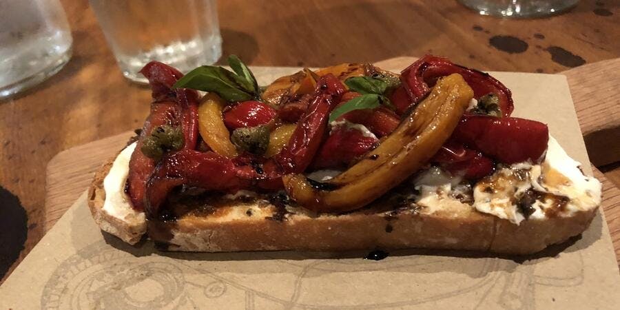 Jamie's bruschetta from Jamie's Italian on Symphony of the Seas (Photo: mitooki/Cruise Critic Member) Jamie's bruschetta from Jamie's Italian on Symphony of the Seas (Photo: mitooki/Cruise Critic Member)