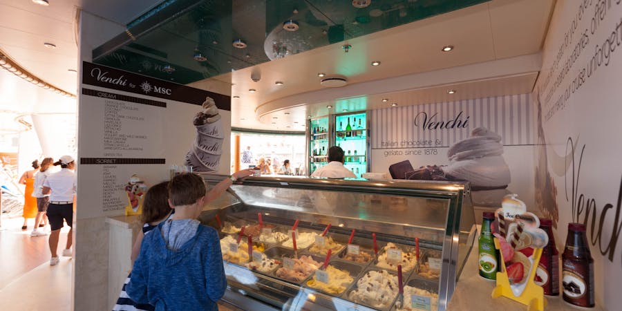 Gelateria on MSC Divina Gelateria on MSC Divina