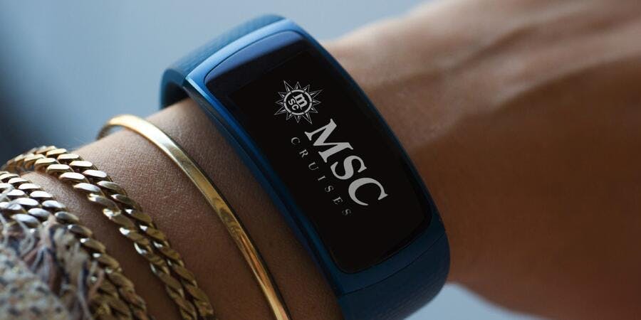 Samsung smart bracelets for MSC for Me (Photo: MSC Cruises) Samsung smart bracelets for MSC for Me (Photo: MSC Cruises)