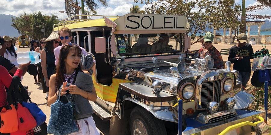 Passengers taking a Jeepney in Manila (Photo: Adam Coulter/Cruise Critic) Passengers taking a Jeepney in Manila (Photo: Adam Coulter/Cruise Critic)