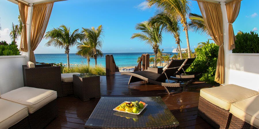 Cabanas on Great Stirrup Cay (Photo: Norwegian Cruise Line) Cabanas on Great Stirrup Cay (Photo: Norwegian Cruise Line)