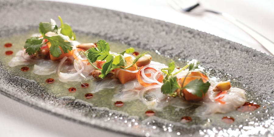 Hamachi Ceviche (Photo: Regent Seven Seas Cruises) Hamachi Ceviche (Photo: Regent Seven Seas Cruises)