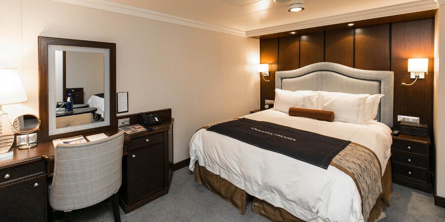 The Inside Stateroom on Riviera (Photo: Cruise Critic) The Inside Stateroom on Riviera (Photo: Cruise Critic)
