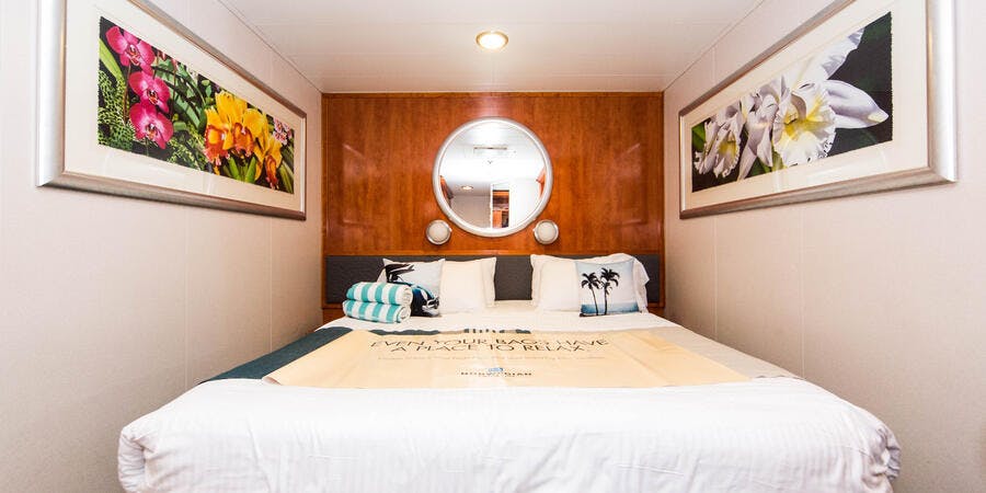 The Inside Cabin on Pride of America (Photo: Cruise Critic) The Inside Cabin on Pride of America (Photo: Cruise Critic)