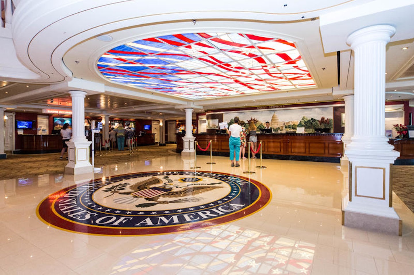 Guest Services on Pride of America
