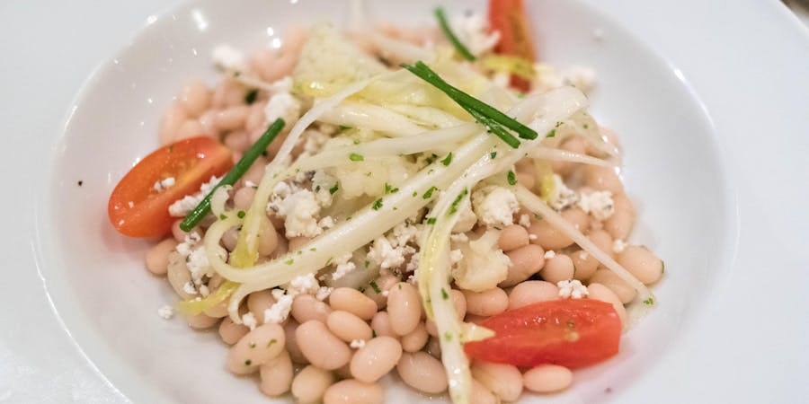 Vegetarian appetizer in The Grand Dining Room on Marina (Photo: Cruise Critic) Vegetarian appetizer in The Grand Dining Room on Marina (Photo: Cruise Critic)