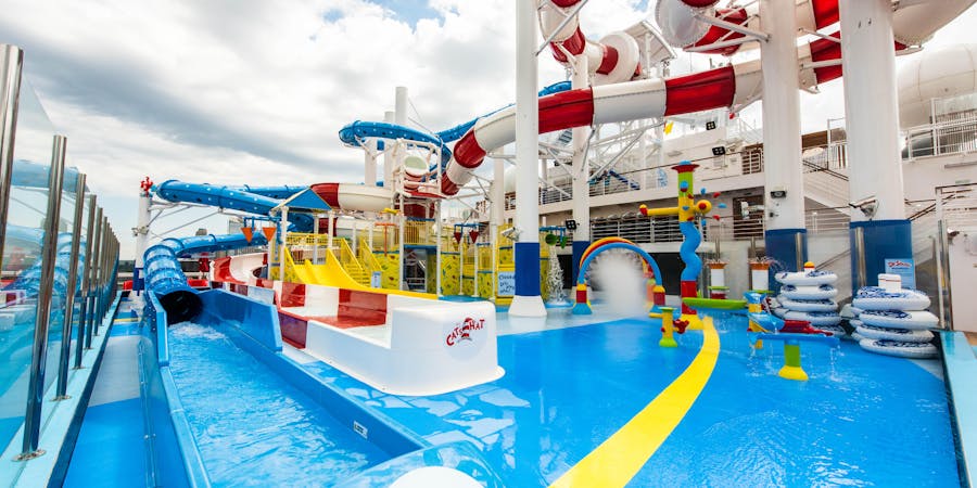 Carnival Horizon's Dr. Seuss WaterWorks (Photo: Cruise Critic) Carnival Horizon's Dr. Seuss WaterWorks (Photo: Cruise Critic)