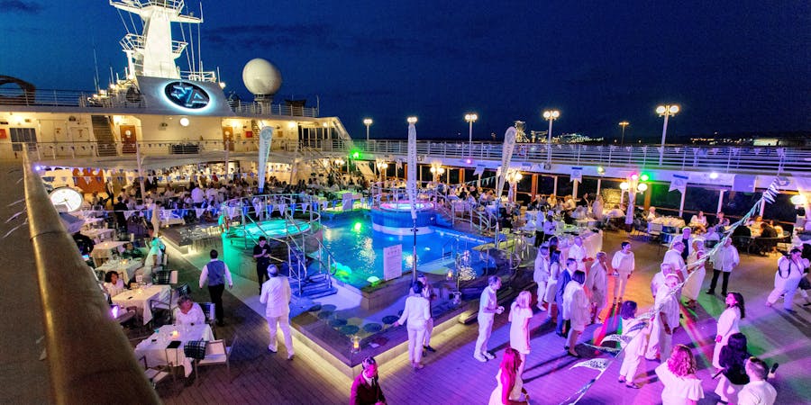 White Night Deck Party on Azamara Pursuit (Photo: Cruise Critic) White Night Deck Party on Azamara Pursuit (Photo: Cruise Critic)