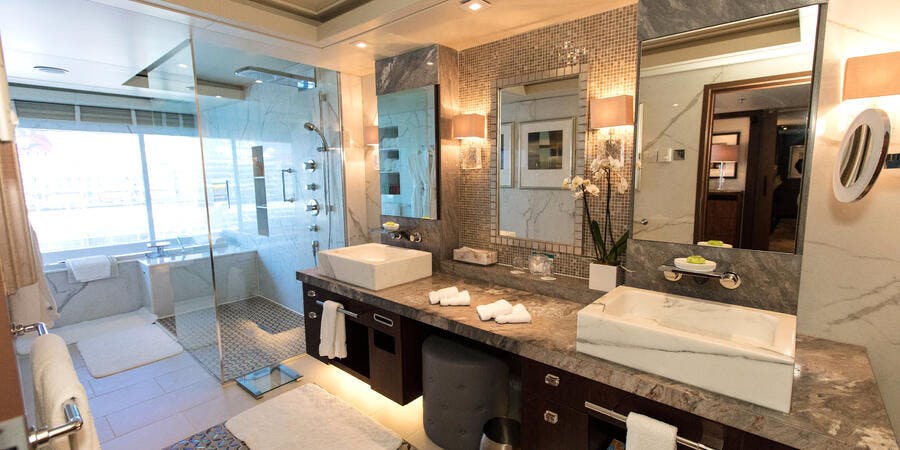 The Crystal Penthouse with Verandah on Crystal Symphony (Photo: Cruise Critic) The Crystal Penthouse with Verandah on Crystal Symphony (Photo: Cruise Critic)